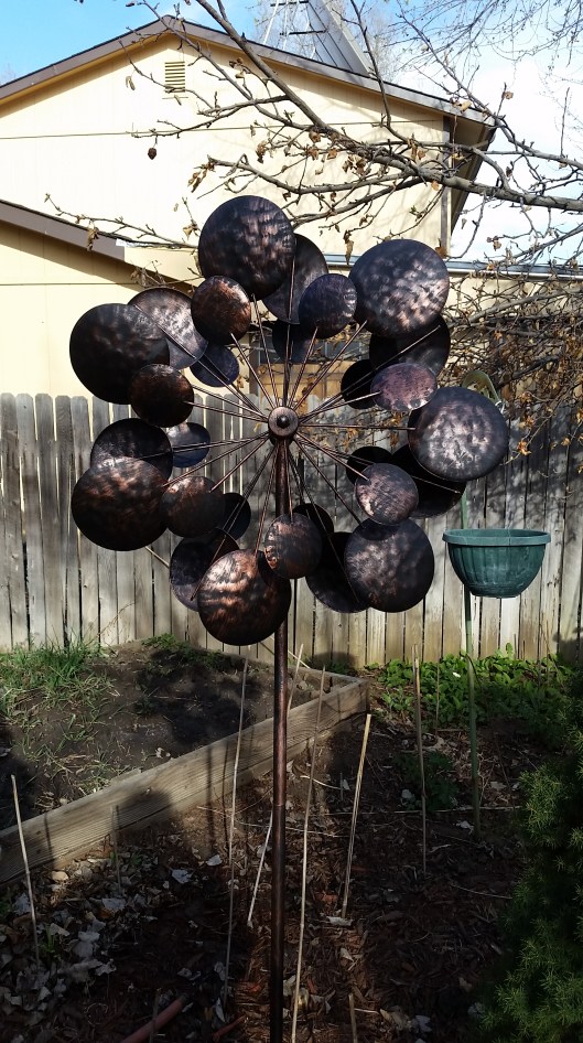 One of Four Kinetic Wind Spinners