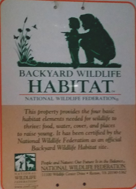 habitat sign